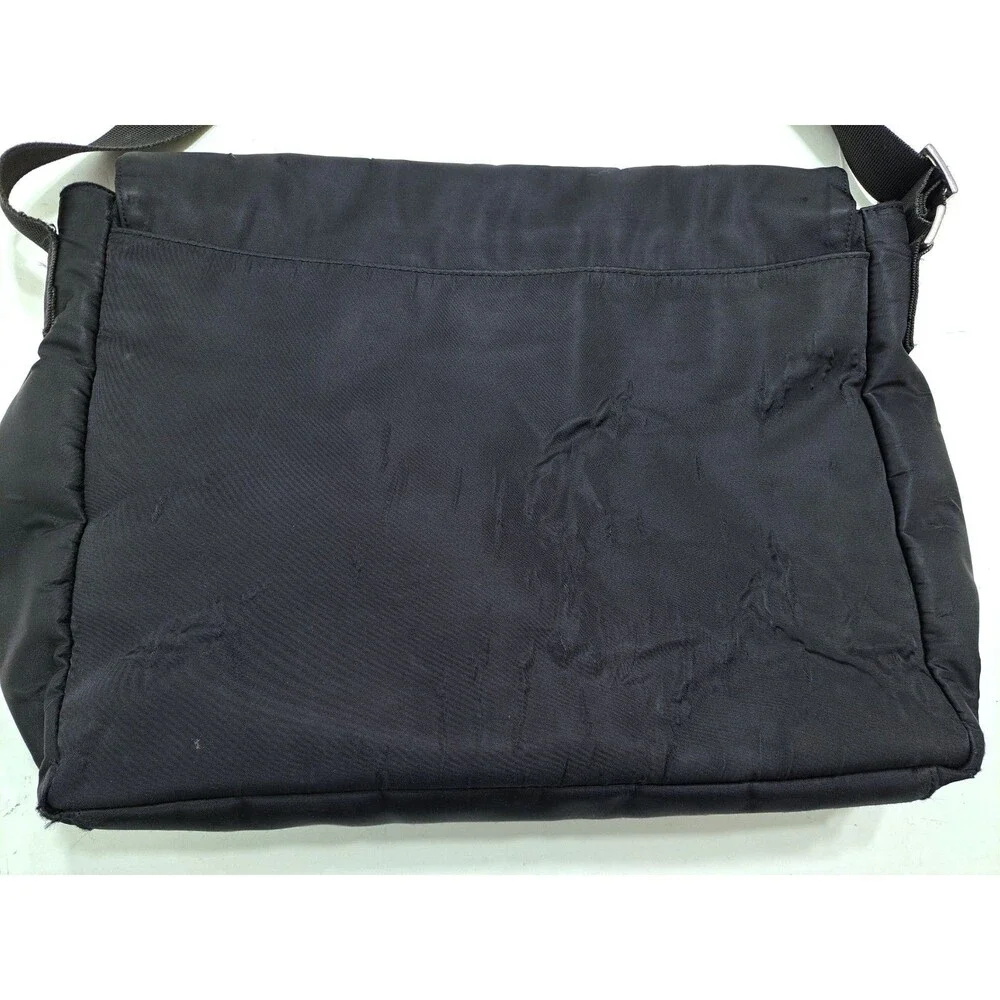 Gap Canvas Messenger Bag Black Shoulder Crossbody Vintage Y2K Basic